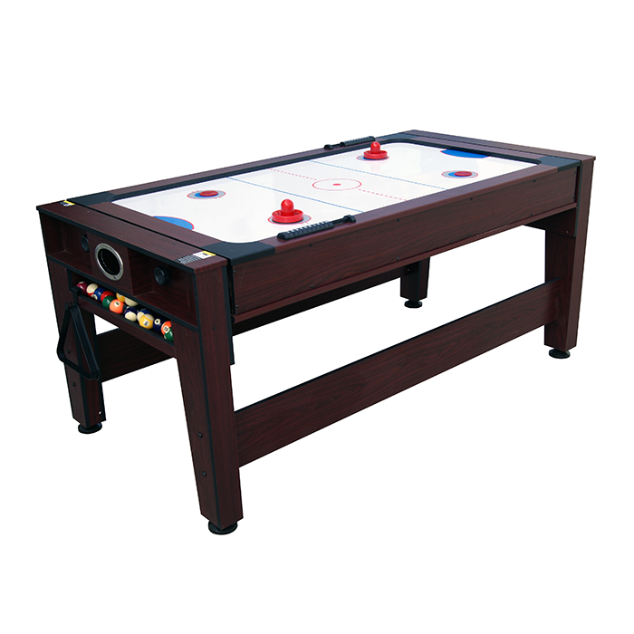 Mako Mania 6ft Pool and Air Hockey Table Mahogany - Image 7