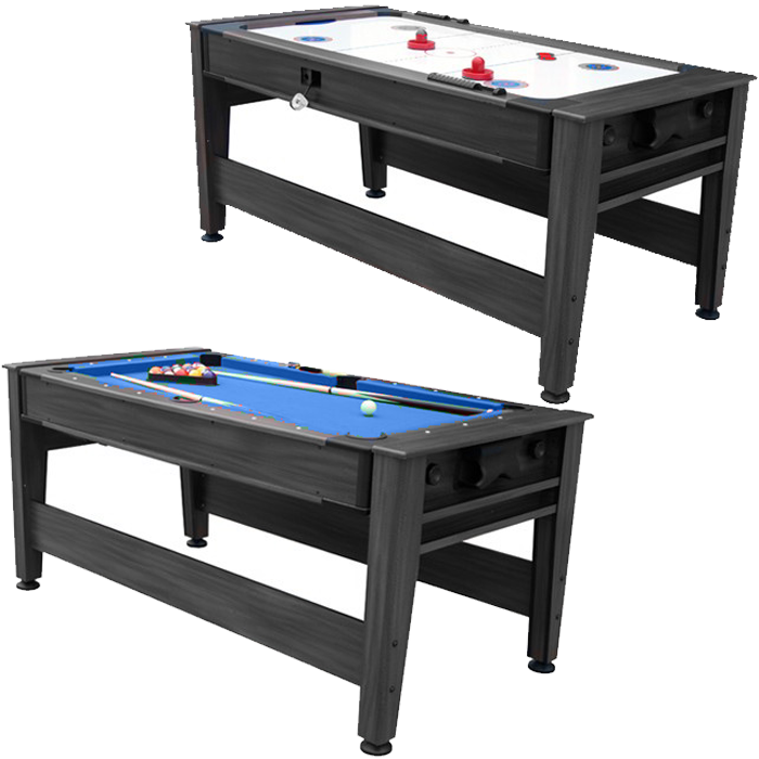 Walker & Simpson Petroni 6ft Combo Pool and Hockey Table in Black