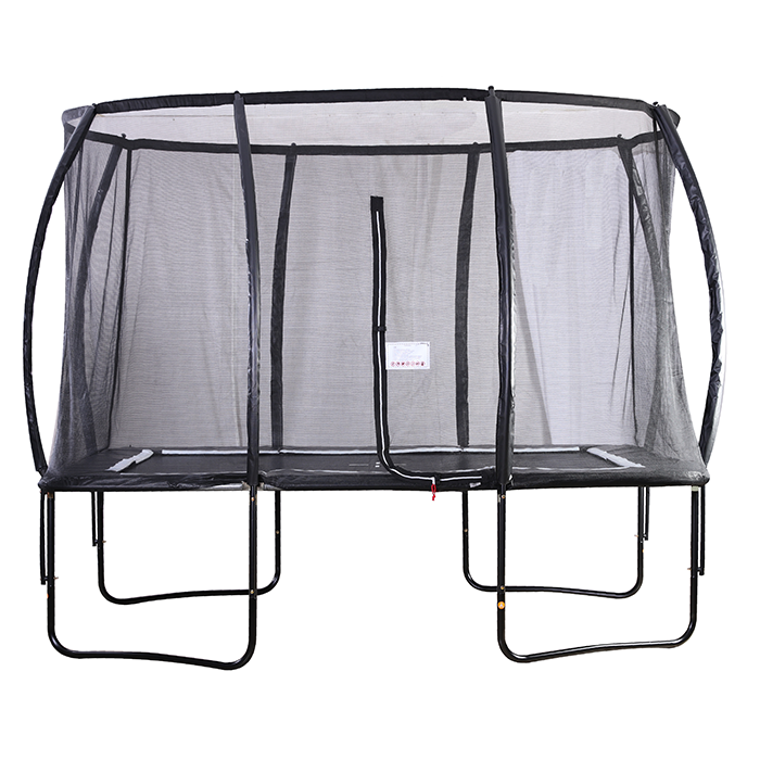 7x11ft Rectangular Trampoline with Safety Enclosure