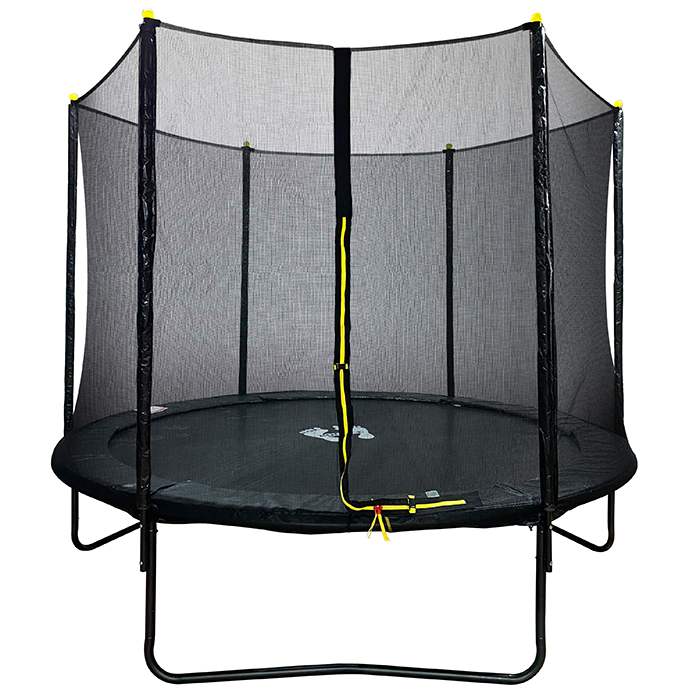 8ft Powder Coated Trampoline with Safety Enclosure