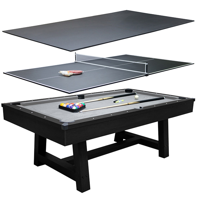 Mako Deluxe 7ft Pool Table with Dinning Top and Table Tennis - Image 9