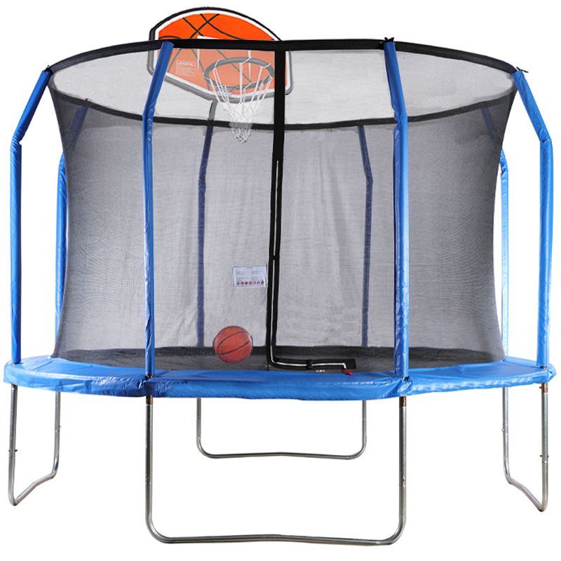 Big Air Extreme 12ft Trampoline with Safety Enclosure Blue
