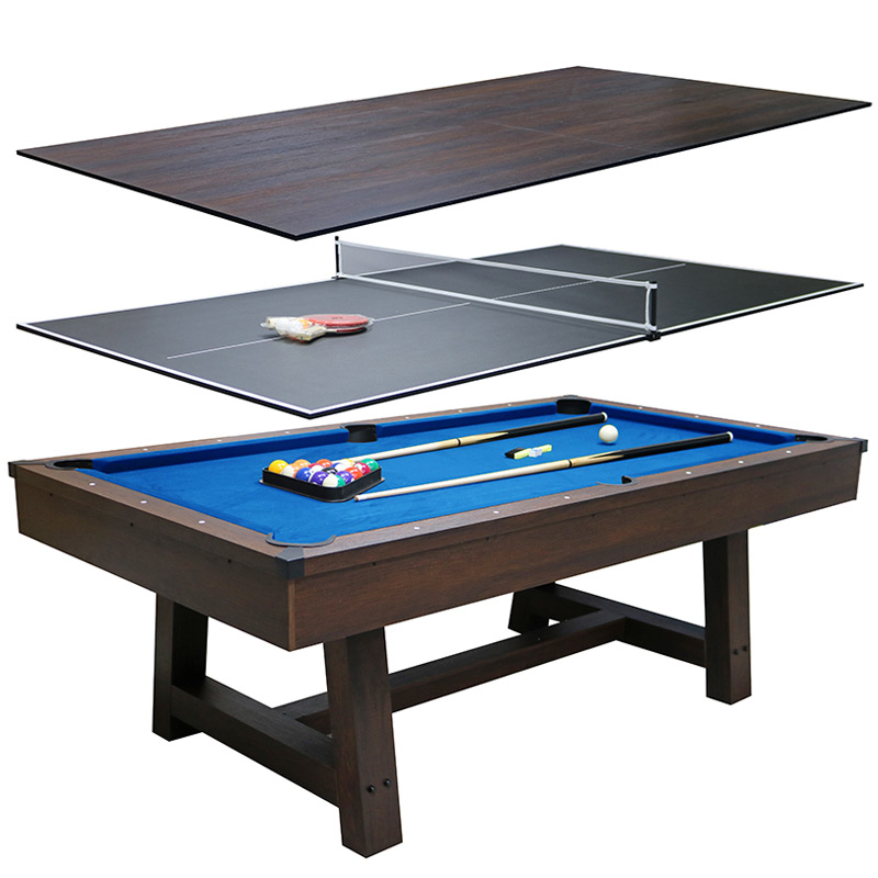 Walker and Simpson Deluxe 7ft Pool Table with Dinning Top and Table Tennis - Image 8