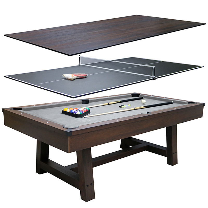 Walker and Simpson Deluxe 7ft Pool Table with Dinning Top and Table Tennis - Image 11