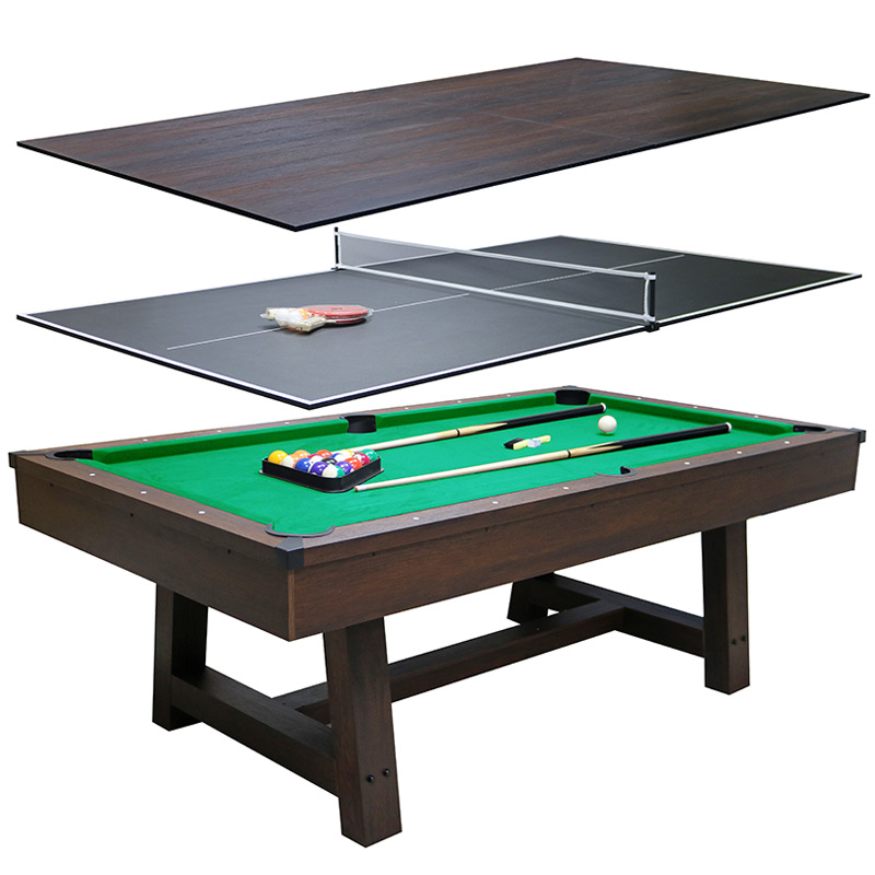 Walker and Simpson Deluxe 7ft Pool Table with Dinning Top and Table Tennis - Image 9