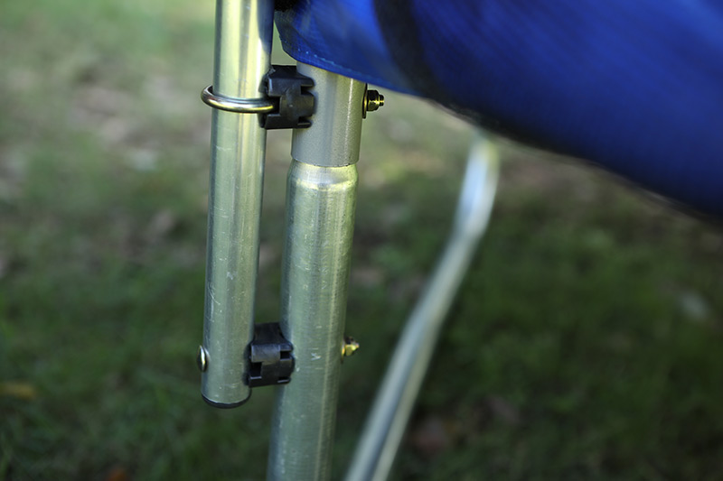 Big Air 6ft Trampoline & Safety Enclosure Free Shoe Tidy & Ladder – Blue - Image 4