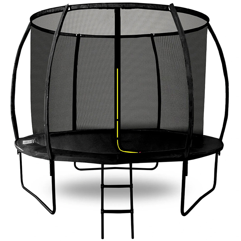 Air League Amigo 8ft Powder Coated Trampoline with Enclosure Free Shoe Tidy & Ladder