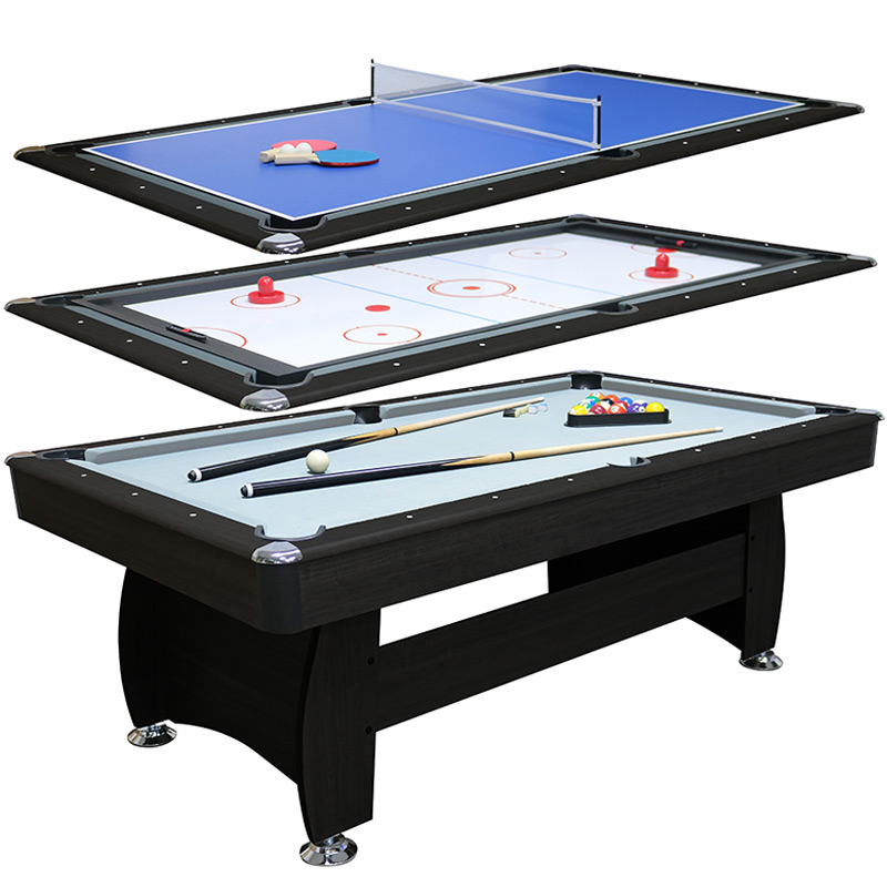 Walker and Simpson 7ft Gamesmaster 3 in 1 Deluxe in Black - Image 2