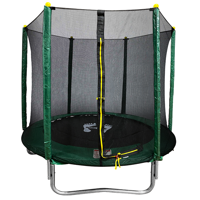 Velocity 6ft Trampoline with Enclosure Green