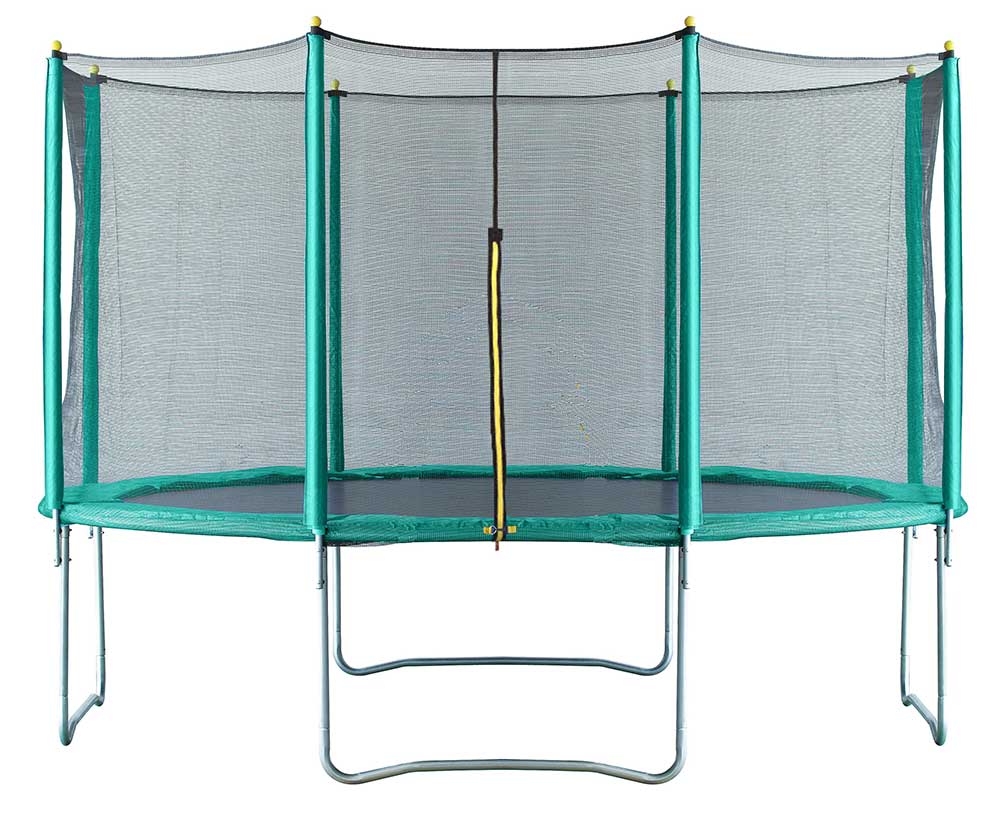 Velocity 14ft Trampoline with Safety Enclosure Green